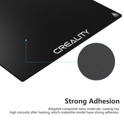 Creality Official Ender 3 Glass Bed 3D Printer Platform, 235x235MM Tempered Glass Plate Build Surface for Ender 3 PRO/Ender 5 PRO/Ender 3 S1/Ender 3 Neo/Ender 3 V2 Neo, Good Adhesion Remove E - WoodArtSupply