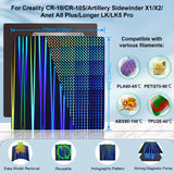 IdeaFormer-3D H1H Spring Steel Sheet with Magnetic Build Plate for Artillery Sidewinder X1/X2 for Creality CR-10/CR-10S Anet A8 Plus, Light Beam+Phantom H1H Print Bed 310x310mm 3D Printer Platforms IdeaFormer-3D