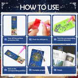 INCOK Christmas Diamond Art Bookmarks - 6 PCS The Nativity Diamond Painting Bookmarks Set DIY Christian Jesus Art Craft Religions Xmas Gift Book Lover Beginner INCOK