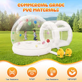 Albott 10FT Inflatabla Bubble Bounce House, Bubble House Inflatable Dome with 550W and 370W Air Blowers for Birthday Parties, Wedding and Gender Revealing Albott
