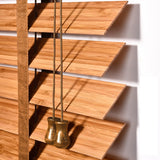 Natural Bamboo Venetian Blinds with Durable Aluminum Track - Customizable Size for All Rooms LLPEIJIE026