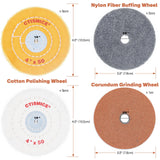 CTISMICE 1200W Jewelry Polisher with Display Screen, Variable Speed Bench Polishing Buffing Machine with Dual Exhaust Fan Blower, Dust Collector, Work Light and Eye Shield for Jewelry, Metal, Wood CTISMICE