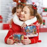 500 Piece Christmas Puzzle for Adults and Kids Santa's Secret Village Jigsaw Puzzle with Irregular Shape Christmas Puzzle Gift for Adults and Teens Family Challenging Puzzle Perfect for Game Nights Yokachi