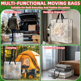 RAINFLOW Christmas Wreath Storage Container - Clear Moving Bags Heavy Duty With Zipper for Wreaths Clothes Gift Pillow Toy Plastic Storage Bag Supplies College Dorm Under Bed Storage(24 inch) RAINFLOW