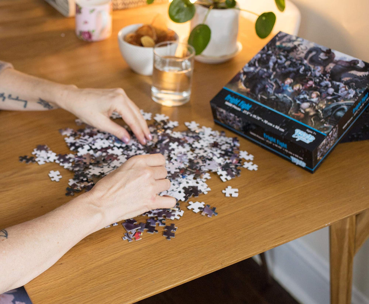 Fright Fight Horror Movie Villain Inspired 1000 Piece Jigsaw Puzzle for Adults | Challenging Interactive Brain Teaser for Family Game Night | 28 x 20 Inches Toynk