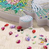 Tabletop Diamond Art Kits for Adults - Succulents Gnome Diamond Painting Figurines Ornaments, DIY Diamond Art Statues Diamond Dots Sculpture Special Shaped Paintings with Diamonds Gem Art and Crafts Yanfairy