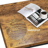 Lufeiya Home Office Desks 47 inch Desk for Bedroom Modern Simple Student Study Table 48 Vintage Writing Computer Desk, Rustic Brown Lufeiya