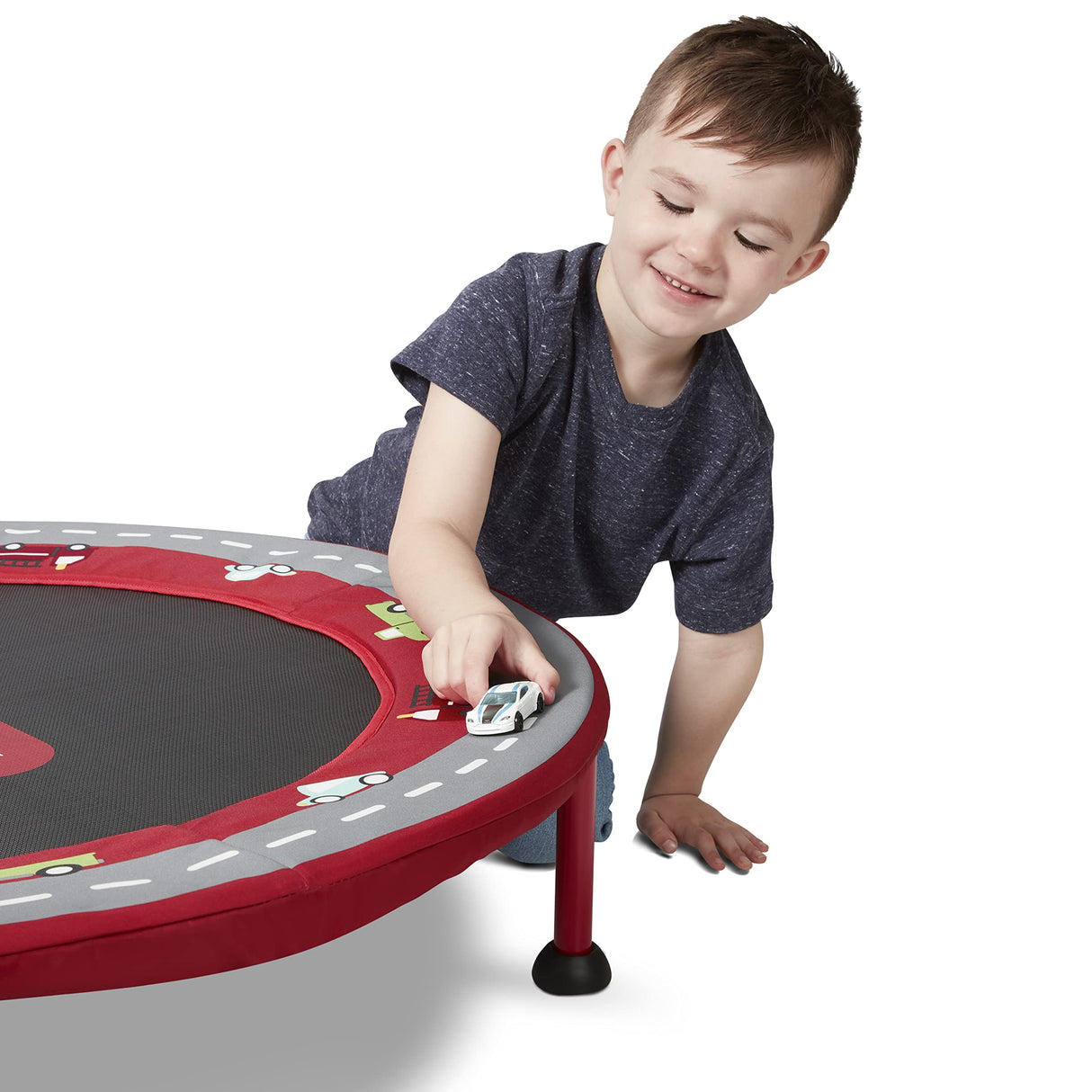Radio Flyer 2-in-1 Kids' Trampoline, Mini Trampoline for Toddlers, Ages 3-6 Years Radio Flyer