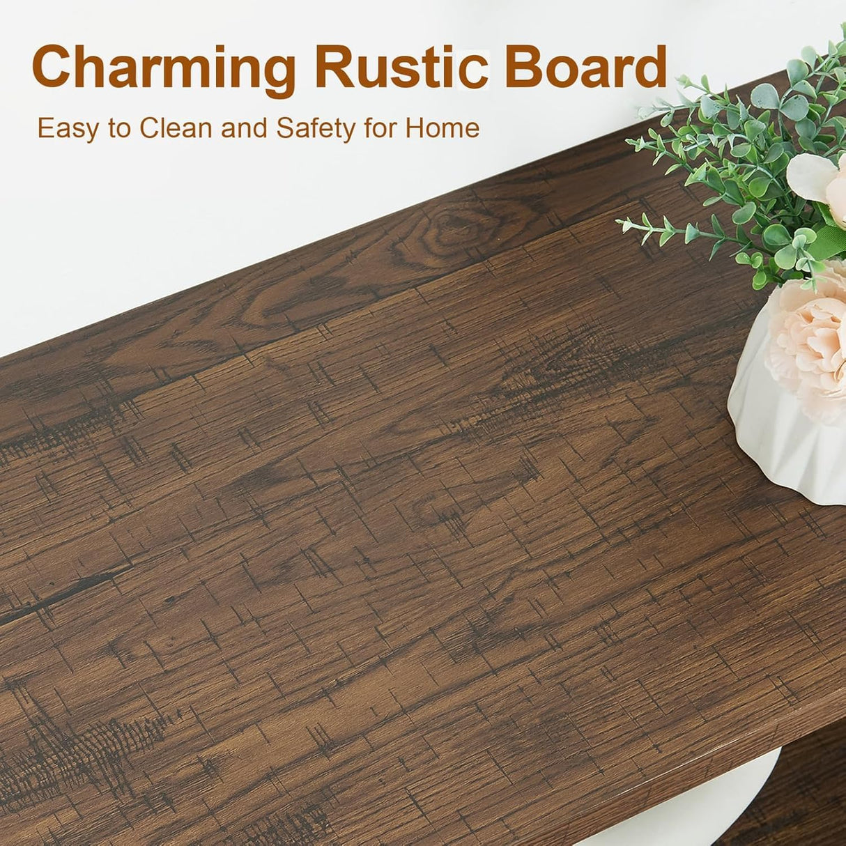 HOMBAZAAR Entryway Console Table,Industrial Console Table with Storage for Entryway,Rustic Sofa Table with 3 Tier Wide Shelf and Metal Frame, Hallway Table for Entryway,Living Room,Brown,55'' HOMBAZAAR