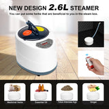 MIXC Portable Steam Sauna Box, Portable Sauna for Home, Person Sauna Tent Sauna Box at Home Spa with 2.6L & 1500W±10%, Remote Control, Folding Chair, Home Sauna for Gym,Pilates,Garage,Hot Tub MIXC