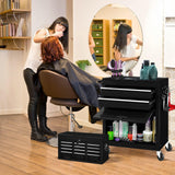 Greenvelly Metal Tool Chest,8-Drawer Rolling Tool Chest with Wheels,Tool Cabinet with Wheels,2 in 1 Detachable Tool Cabinet,Liners and Locking System for Warehouse, Garage,Workshop,(BLACK) Greenvelly