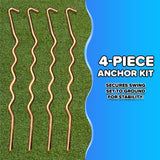 Sportspower Starlight Metal Swing Set with 2 LED Light-Up Swings, Saucer Swing & 5ft Slide – Outdoor Kids Playset with Sturdy Frame and Safety Features Sportspower