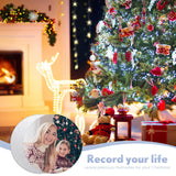 Sublimation Blank Aluminum Stickers Set Round Blank Bezel Pendant Tray Aluminum Sheet, Includes Sublimation Blank Discs and Double Side Tapes for Personalized Photo Jewelry Making DIY (50 Pieces) Ferraycle