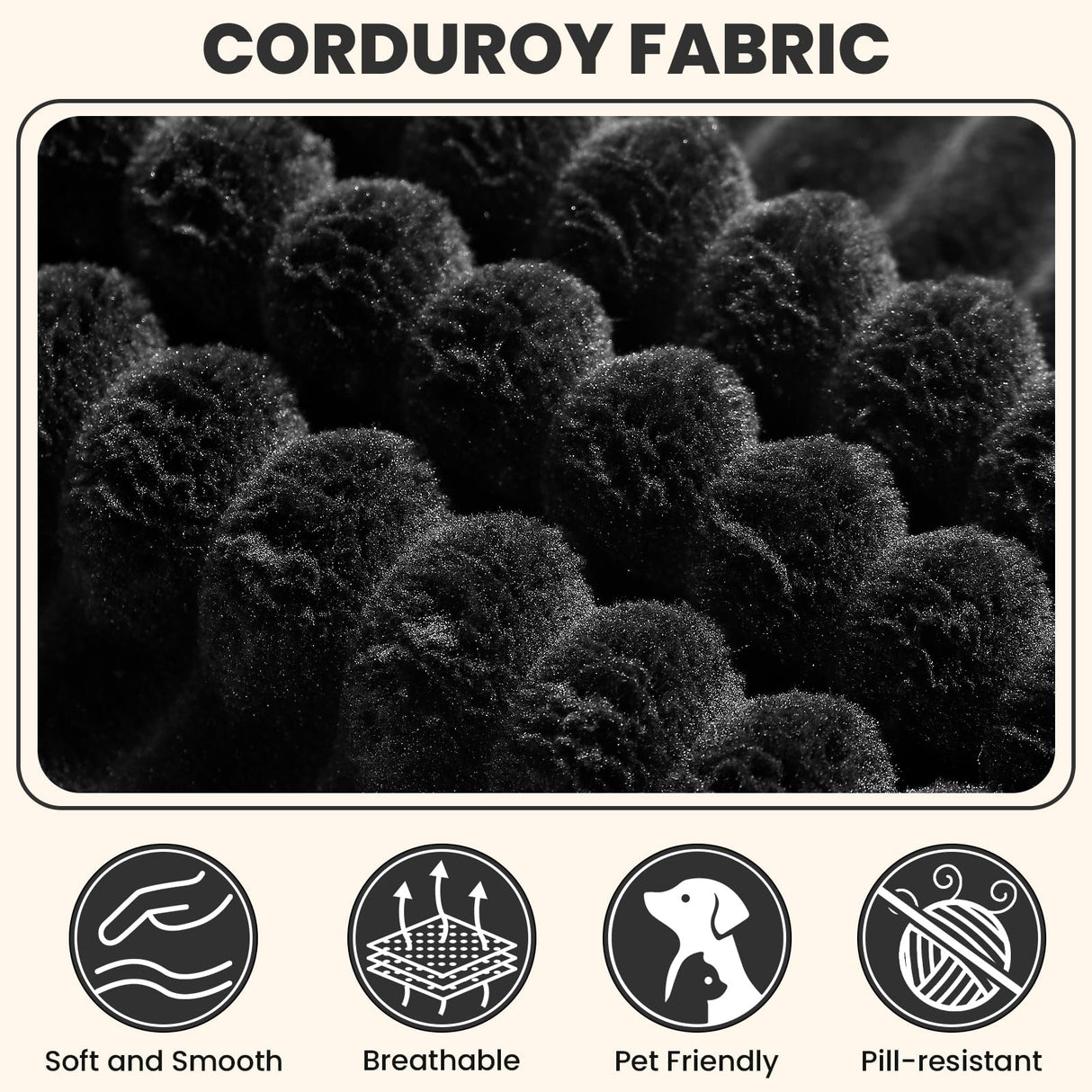 LEVELEVE 106" Cloud Sectional Couch with Deep Seat，Modern Modular Sofa with L-Shape Chaise，No Assembly Required, Upholstered Couches for Living Room Bedroom(Black,Left Facing Chaise) LEVELEVE