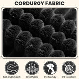 LEVELEVE 106" Cloud Sectional Couch with Deep Seat，Modern Modular Sofa with L-Shape Chaise，No Assembly Required, Upholstered Couches for Living Room Bedroom(Black,Left Facing Chaise) LEVELEVE