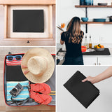 FLASLD Fireproof & Waterproof Under Blackstone Griddle BBQ Mat, Protect Your Prep Table and Outdoor Grill Table - Heat Resistant Grill Table Mat (Black,16 x 24in) FLASLD