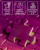 Puzzles for Adults 1000 Pieces - 20x30 in HD Quality Landscape 1000 Piece Puzzle for Adults & Families | Sturdy 2mm Adult Puzzle Pieces | 8 Jigsaw Puzzles Saver Sheets & Full-Sized 1:1 Poster Included Gerjato