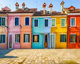 XTXGERL Paint by Numbers Kit for Adults Beginner burano Famous Old Town Italy DIY Frameless Painting by Numbers Canvas Acrylic Oil Painting for Home Decor Gifts 16"x20" XTXGERL