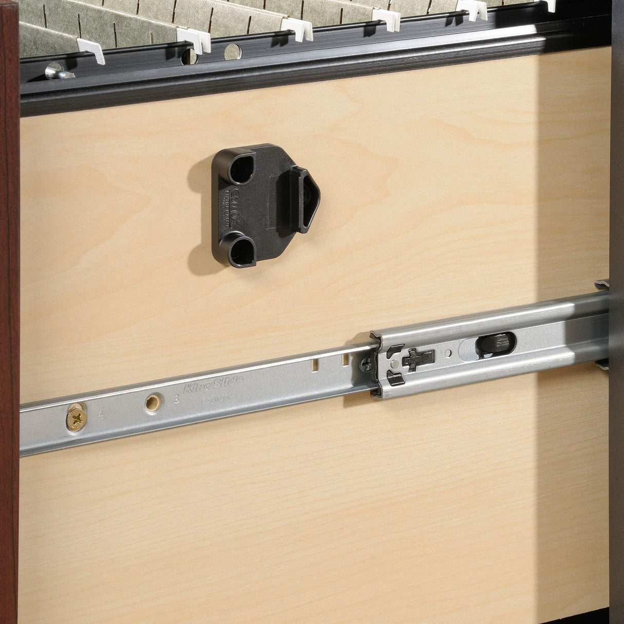 Sauder County Line Dresser, L: 15.55" x W: 19.45" x H: 28.54", Classic Cherry Finish Sauder