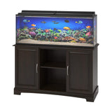 REALROOMS Kai 50-75 Gallon Aquarium or Terrarium Tank Stand, Espresso REALROOMS