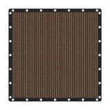 VICLLAX 90% Shade Fabric Sun Shade Cloth Privacy Screen with Reinforced Grommets for Outdoor Patio Garden Pergola Cover Canopy 10x10 FT, Mocha VICLLAX