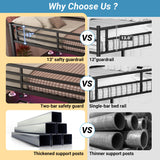 MAKIAAP Full Metal Loft Bed with Desk, Wardrobe & Storage Stairs – Heavy Duty Frame with LED Lights & Charging Station, Space-Saving Design for Adults & Teens (Black, Full) MAKIAAP