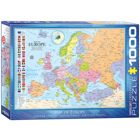 EuroGraphics Map of Europe Puzzle (1000 Piece) EuroGraphics