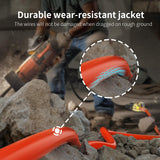 HUANCHAIN 12/3 Gauge Heavy Duty Outdoor Extension Cord 100 ft Waterproof with Lighted end, Flexible Cold-Resistant 3 Prong Electric Cord Outside, 15Amp 1875W 12AWG SJTW, Orange, ETL huanchain