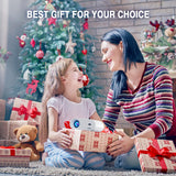 Mini Projector, VISSPL Full HD 1080P Video Projector, Portable Outdoor Projector with Tripod, Kids Gift, Home Theater Movie Phone Projector Compatible with Android/iOS/Windows/TV Stick/HDMI/USB VISSPL