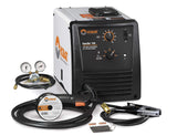 Hobart Handler 140 MIG Welder 115V (500559 ) - Durable, Portable Wire Feed Welder Machine - Flux Core Welding Machine with Dual-Gauge Regulator - MIG Welding Machine Welds Up To 1/4 in. Mild Steel Hobart