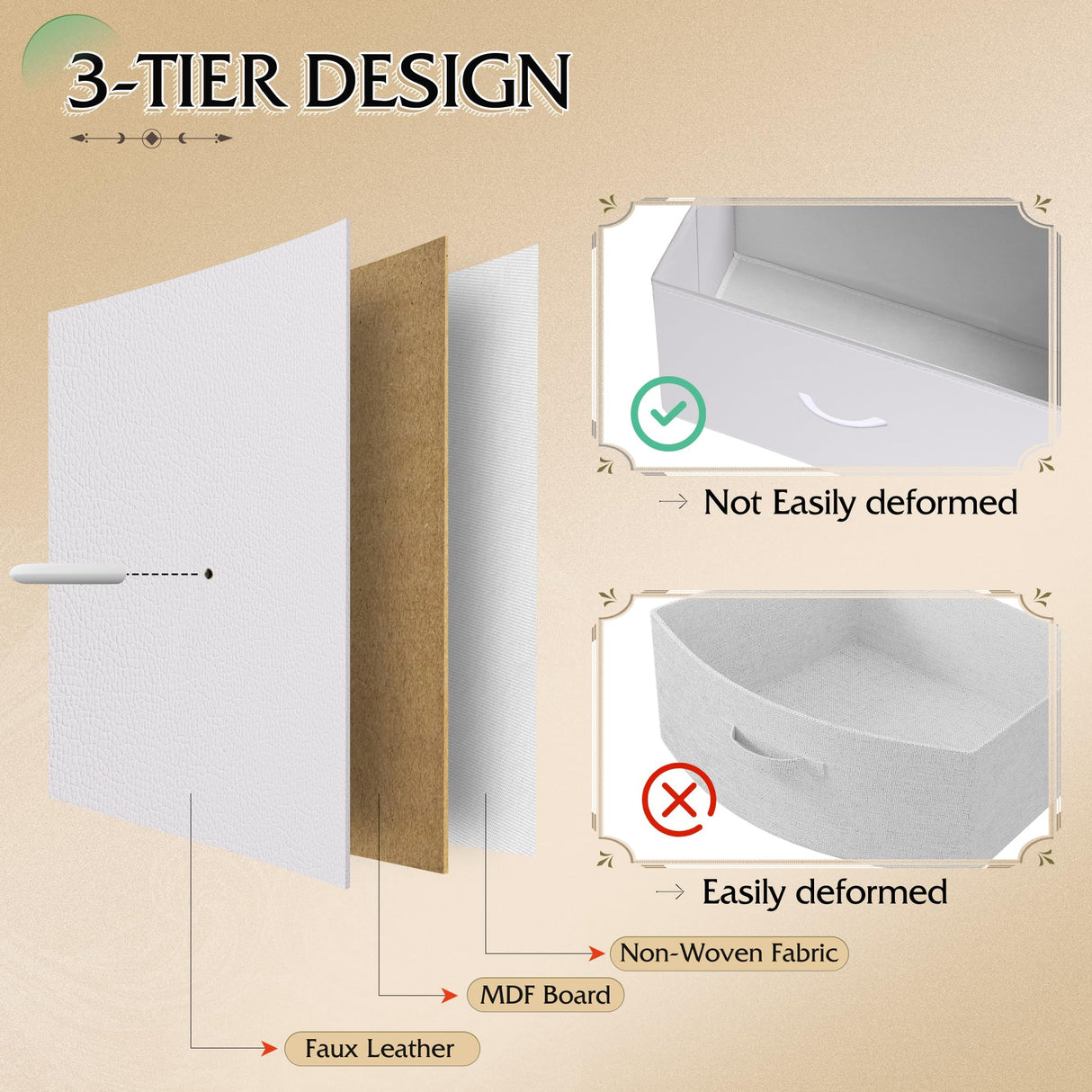 WLIVE Dresser for Bedroom with 8 Drawers, Wide Fabric Dresser for Storage and Organization, Bedroom Dresser, Chest of Drawers for Living Room, Closet, Hallway, White WLIVE