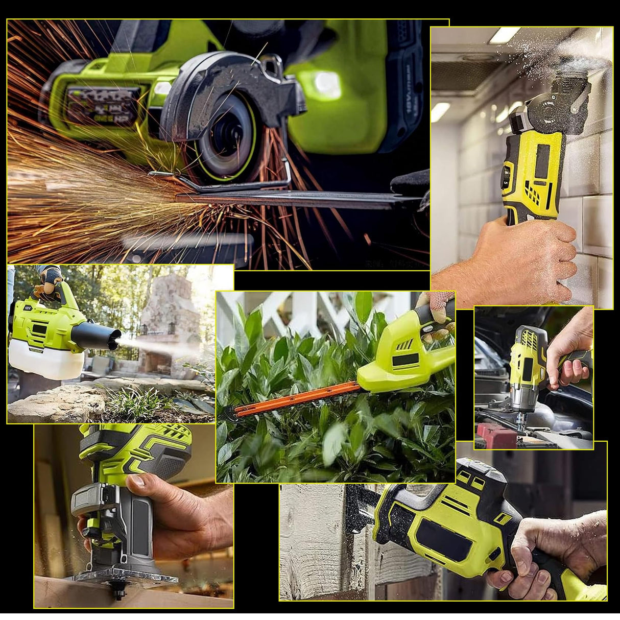 5.0Ah 18V Battery and Charger Combo for Ryobi 18V Battery P102 P103 P104 P105 P107 P108 P109 Cordless Tool Battery, with a P118B Charger for Ryobi 18V Battery Charger Chgdkjy