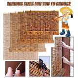 Bamboo Roll Up Shades Bamboo Shades for Patio Outdoor Blinds for Porch, Bamboo Roll Up Blinds Patio Shades Roll Up Outdoor Bamboo Blinds for Outdoor Patio 26×59in（W×H） Brown OCAZI