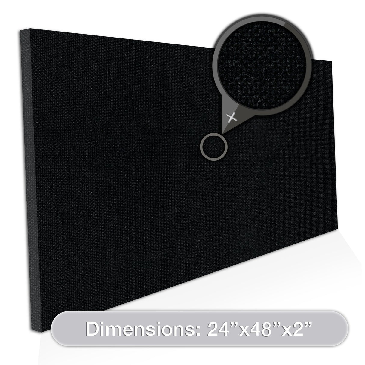 ADW Acoustic Panel Rectangle – 48” X 24” X 2” Acoustic Design Works