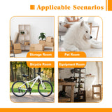 10x8 FT Sheds & Outdoor Storage Garden Metal Shed with Floor Frame Lockable Sliding Door and Air Vents Heavy Duty Shed with Air Vents Waterproof Roof Ideal for Backyard Patio Lawn Dark Gray RocVanc