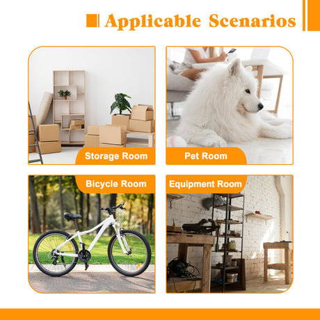 10x8 FT Sheds & Outdoor Storage Garden Metal Shed with Floor Frame Lockable Sliding Door and Air Vents Heavy Duty Shed with Air Vents Waterproof Roof Ideal for Backyard Patio Lawn Dark Gray RocVanc