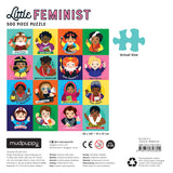 Mudpuppy Little Feminist 500 Piece Jigsaw Puzzle for Kids and Adults, Feminist Puzzle Celebrates Women Who Have Made an Impact with Colorful Illustrated Portraits, Great Gift for Feminists Mudpuppy