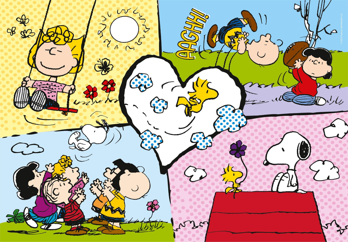 Clementoni - 35558 - Puzzle Peanuts - Jigsaw Puzzle 500 Pieces, Jigsaw Puzzle for Adults, Comic Puzzle - Made in Italy Clementoni