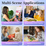 6 Pack Paint by Numbers Kit for Adults Beginner, Flower Adult Paint by Number Kits on Canvas, Easy Flowers DIY Acrylic Oil Painting by Numbers Kits, Perfect for Home Decor 8x12 Inch Okarina