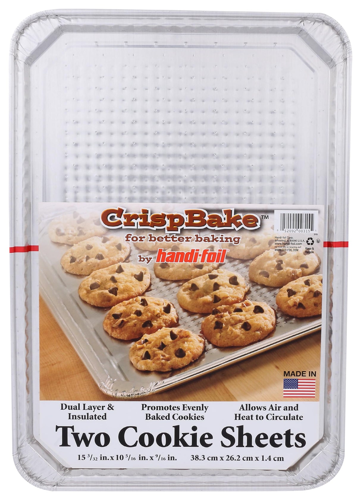 HANDI FOIL Cookie Sheets 2 Count, 2 CT Handi-Foil