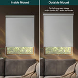 CHICOLOGY Roller Window Shades , Window Blinds , Window Shades for Home , Roller Shades , Window Treatments , Window Blinds Cordless , Door Blinds , Byssus White (Blackout), 30"W X 72"H CHICOLOGY