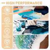 Puduo Epoxy Resin Kit 1.1Gallon，Newly Formulated Crystal Clear Epoxy Resin，Strong, Bubble-Free, Anti-Yellowing Art Resin That，Suitable for Casting, DIY, Resin Art, Molds, Easy to Mix 1:1 Ratio Puduo