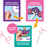 ArtSkills Sewing Kit for Kids 8-12 Beginner Sewing Kit with 10 DIY Projects, Sew & Stitch Learn to Sew Arts and Crafts Kit for Girls and Boys ArtSkills