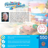 Masterpieces 550 Piece Jigsaw Puzzle For Adults and Family - Oceanside Camping - 18"x24" Masterpieces