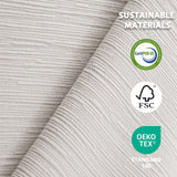 EONIX Wide Lay Flat Power Lift Recliner Chair for Elderly, Heavy Duty Oversized Fabric Lift Chairs Recliner Sofa with Heat and Massage and Charging Ports, Chenille White EONIX