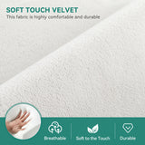 YITAHOME 142" Modular Sectional Sofa with Movable Ottoman, Modern U Shaped Couch with Pillow-Armrest, Velvet 6 Deep Seat Cloud Couch for Living Room Apartment Office, Beige YITAHOME