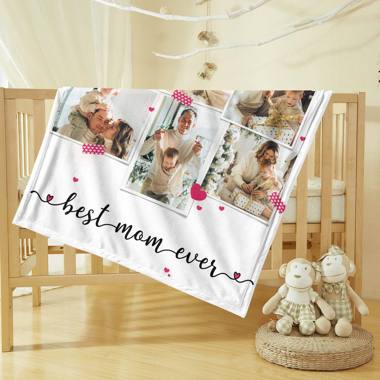 Lacabin Sublimation Blanket Thick Sublimation Throw Blanket Heat Press Make My Own Blanket White Blank Blanket Custom Blanket Personalized Blanket Customized Blanket Customizable Blanket, 40"x30" Lacabin