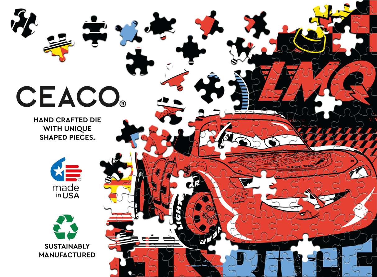 Ceaco - Disney - Pixar - Cars - Lets Race! - 200 Piece Jigsaw Puzzle Ceaco