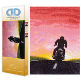 DIAMOND DOTZ at Home - My Time My Motorcycle, Full Drill, Round Dotz, Diamond Painting Kits, Diamond Art Kits for Adults, Motorcycle Diamond Art, Diamond Art, 20"x16" DIAMOND DOTZ