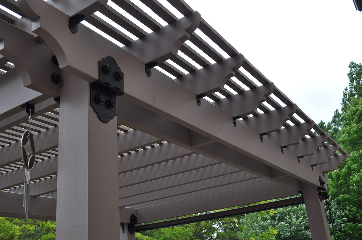 Ozco Building Products 56635 Laredo Sunset 6-inch Post to Beam Connector, (2 per Pack) Ozco Building Products